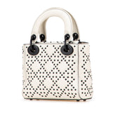 Mini Ultra Matte Calfskin Cannage Studded Supple Lady Dior